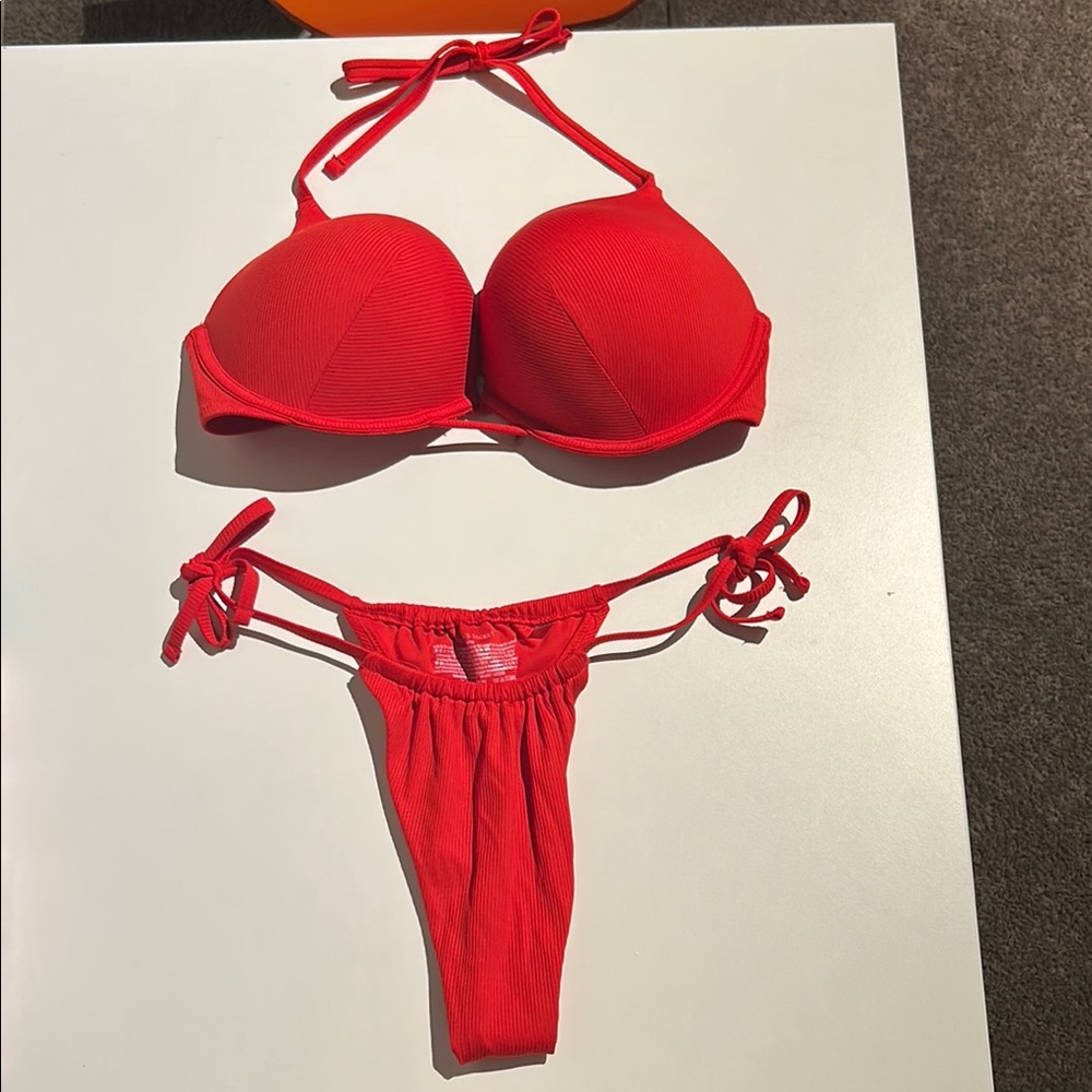 Victoria’s Secret Red Women's Bikini Set
